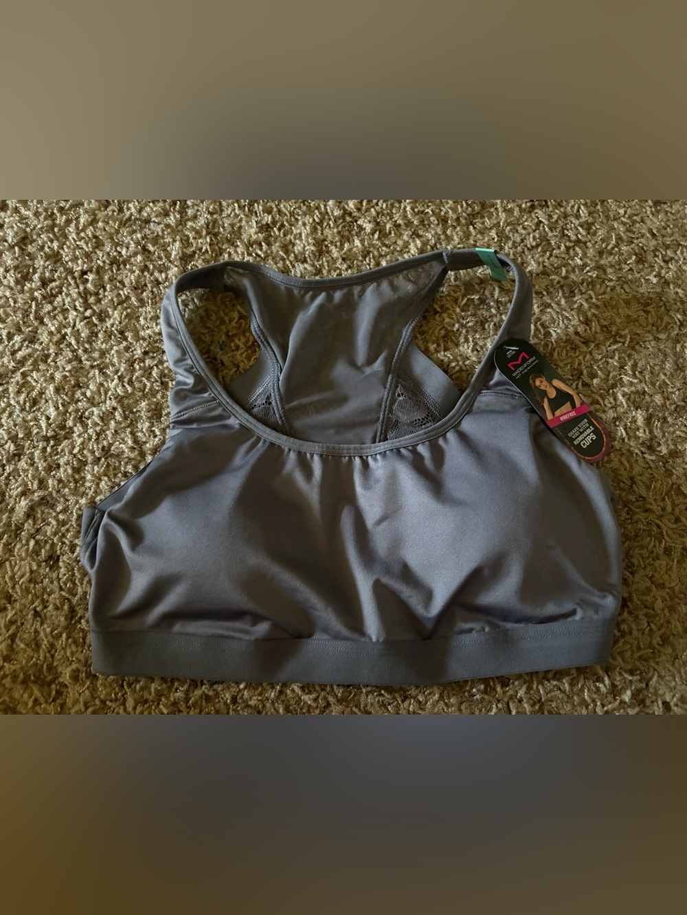 MAIDENFORM Self Expressions Wireless Padded Racerback Bra Lace Size S